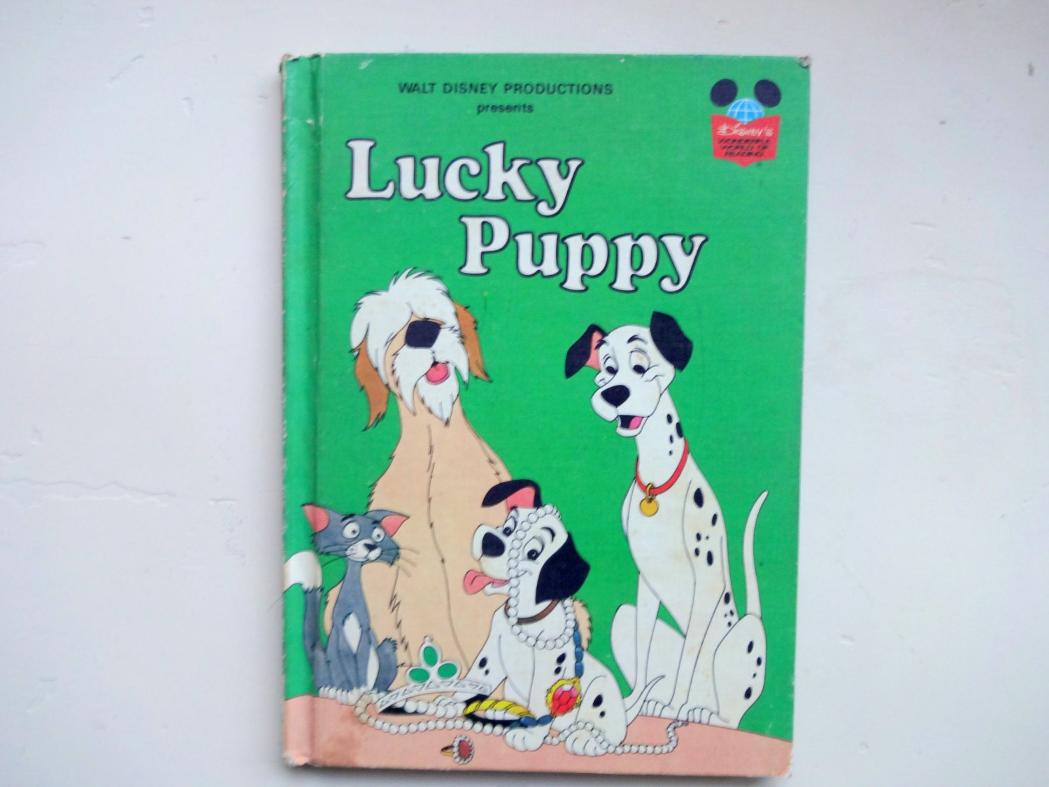 Vintage Walt Disney's The Lucky Puppy Hardback Children's Book 1978