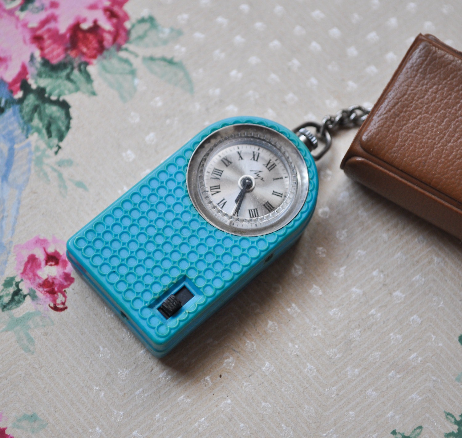 Vintage Soviet pocket alarm watch.Movement still run but incorrectly.For Parts.