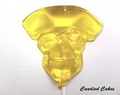 Buy 6 Get 6 Free - LARGE PIRATE HEAD Lollipops - Hard Candy