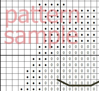 Pink Owl Heart  Cross Stitch  PDF Pattern