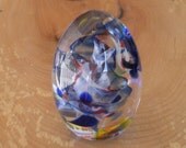 Glass Paperweight Egg by Jonathan Winfisky - Easter Egg