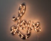 Love sign polished steel