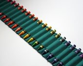 crayon ammo belt for kids -- aqua
