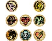 Bioshock Infinite Vigor Pins (Set of five)