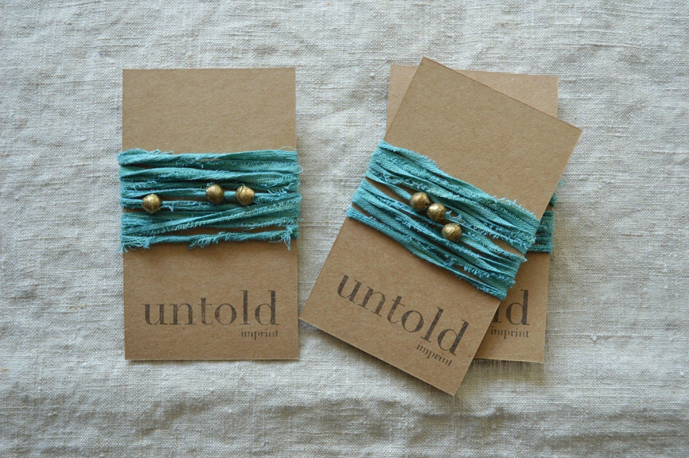 Turquoise Cotton Wrist Wrap