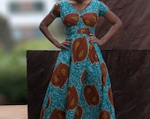 African print maxi dress by Gitas PORTAL