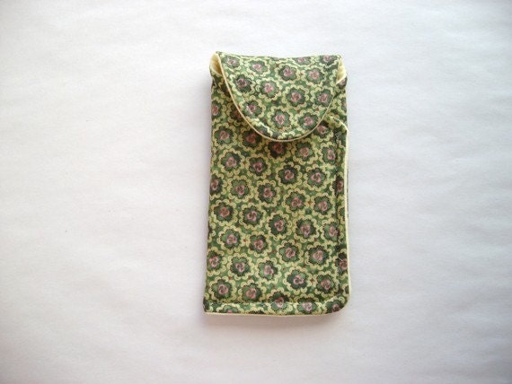 Fabric eyeglass case, small/medium eyeglass case, case for reading glasses