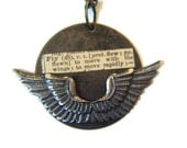 Fly definition necklace with wings