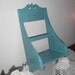 Beach House Turquoise Aqua Teal Blue Shelf Wood Wall Hanging Cottage Coastal Spa French Country Farmhouse Home Decor Upcycled Vintage