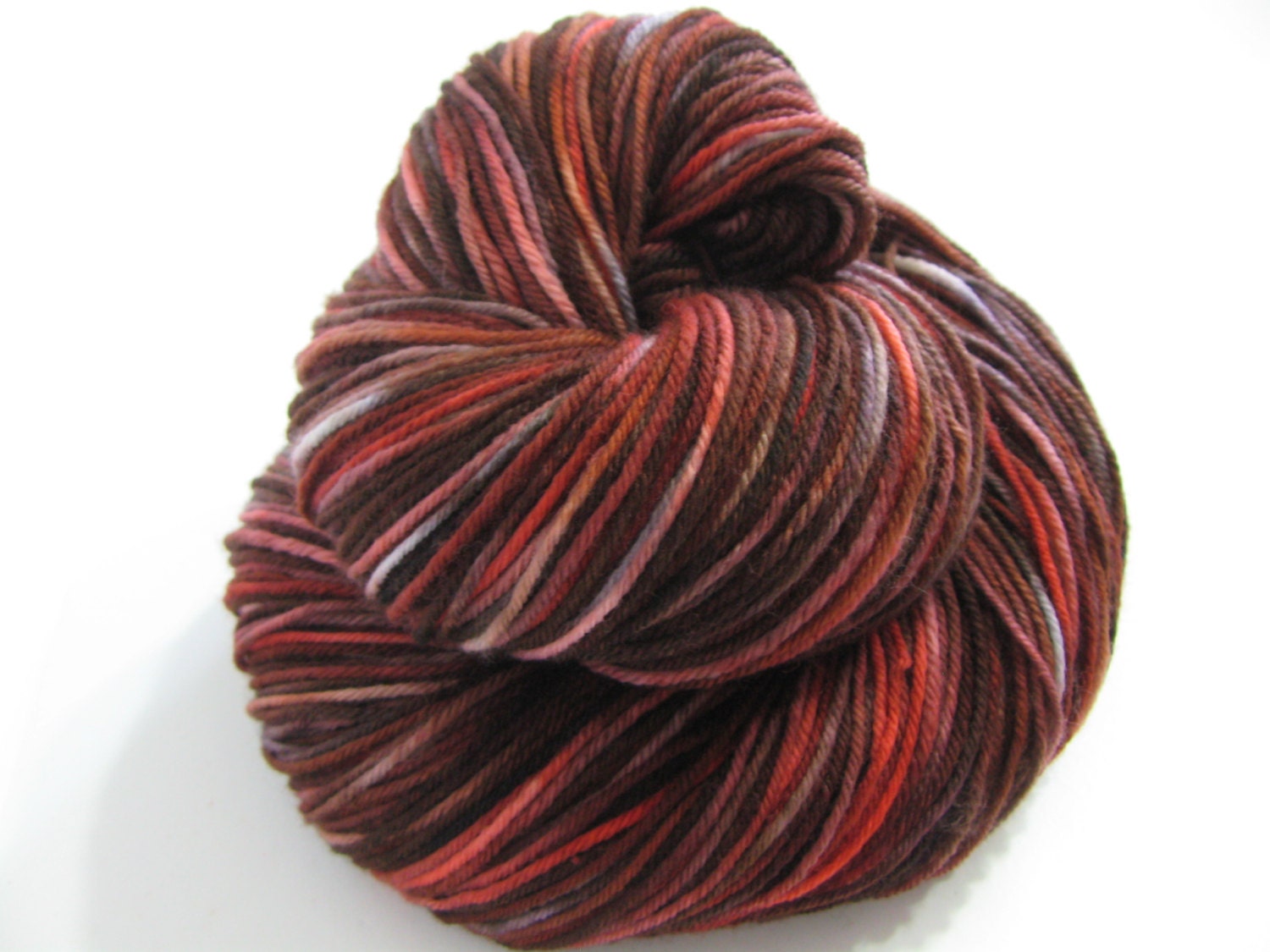 TWW Crazy Sock MCN - Merino / Cashmere / Nylon - Rust Bucket