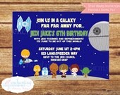 Star Wars Kids Birthday Invitation - Printable - Digital File Only