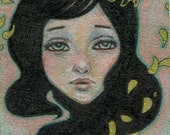 ACEO original color pencil drawing 5 of 20