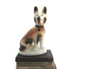Vintage Dog Figurine - German Shepherd Dog - Collectible Ceramic Dog Statue - Pets