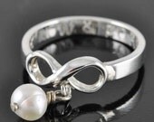 ON SALE, infinity ring, birthstone ring, best friend ring, promise ring,personalized ring, friendship ring, sisters ring