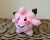 Clefairy plush doll version crochet amigurumi Pokemon Pokémon pink toy