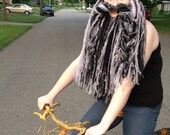 Crocheted Viking Hat or Dwarf Battle Helm with Beard Ready to Ship