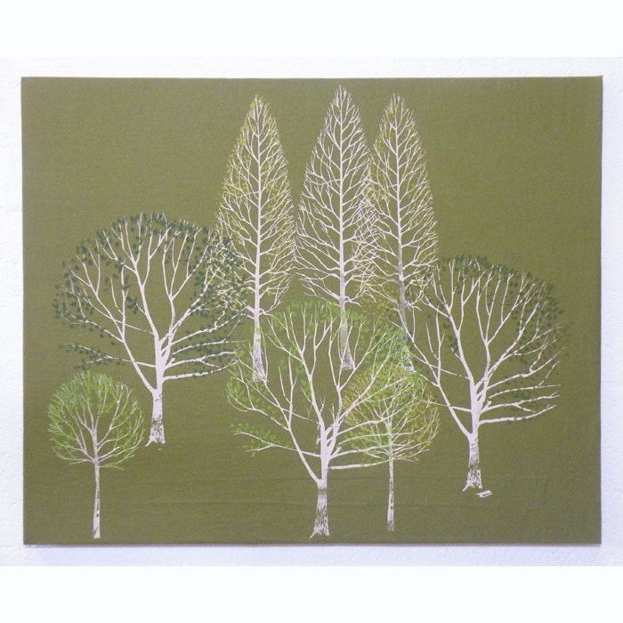 Summer Trees canvas