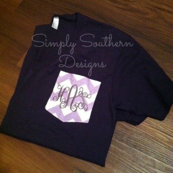 v neck monogram shirt