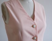 Pretty in Pink Vest /// 90's Vintage