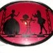 Vintage Framed Reverse Painted Silhouette Picture Georgian Style Shabby Chic 9 USD