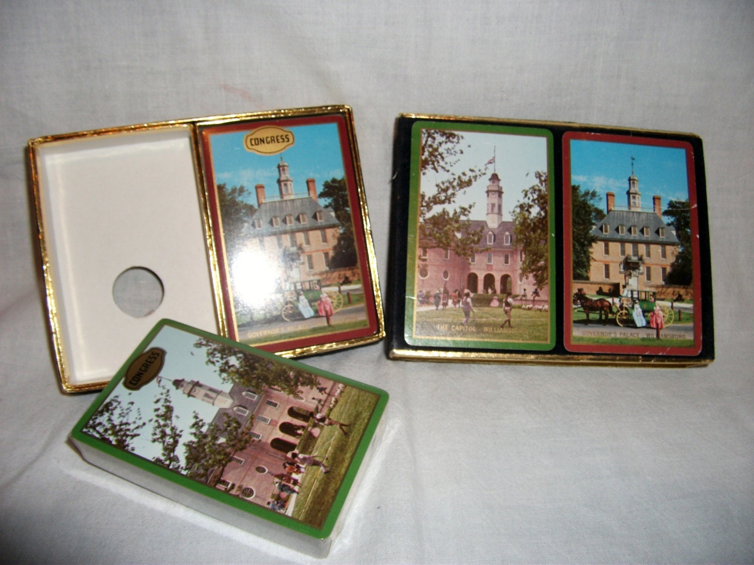 Vintage Congress Playing Cards SEALED Double Deck ONly 8 USD