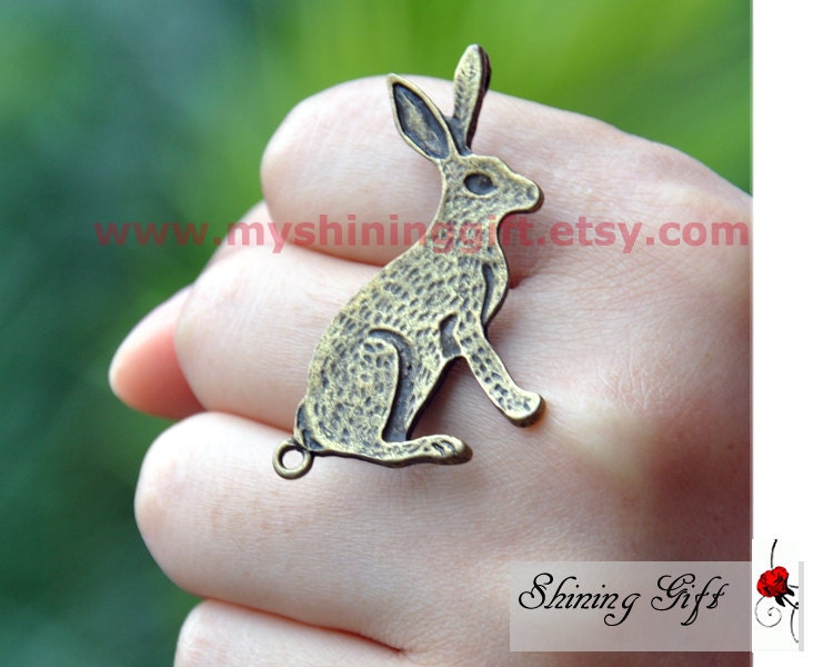 Ring-Cute Rabbit Adjustable Ring
