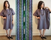 Vintage Guatemalan Stripe Huipil Dress
