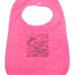 TerryCloth Bib with 'CLE 1942 Downtown Map' Design (Teal Blue, Pink, or Green)