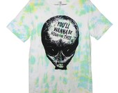 Tye Dye Alien T-Shirt - You'll Wanna Be High For This UNISEX Sizes S, M, L, XL
