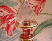 Perfume Bottle Venetian Cranberry Style Glass
