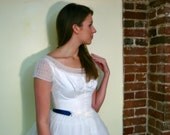 Amy - 1950's Short Rockabilly Alternative Reception Handmade Upcycled Vintage Wedding Dress