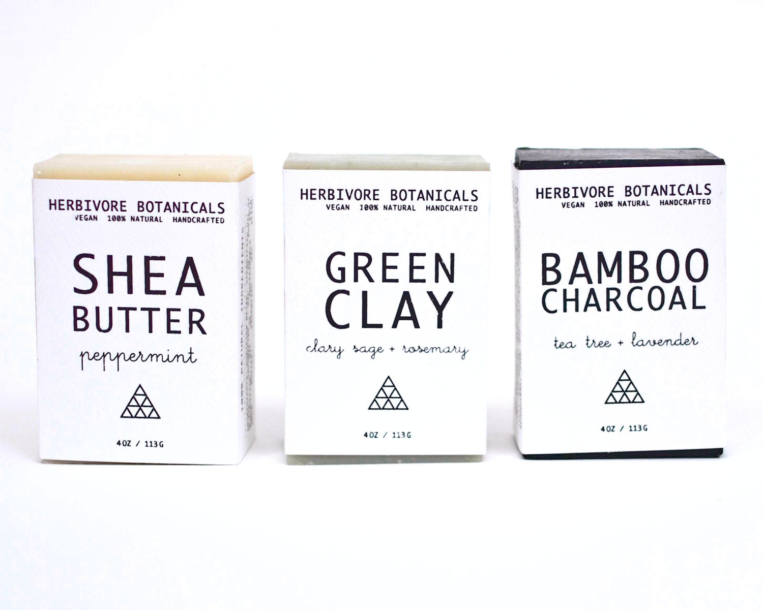 Mens Soap Set. 3 bar soap set. Handmade Vegan 100% Natural Cold Process Soap. Father's Day Gift Set.