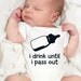 i drink until i pass out cute funny baby one piece or shirt baby gift under 20