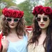 Velvet Maroon Flower Crown
