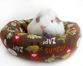 Superhero Double-sided Guinea Pig Cuddle Roll