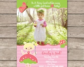 Fairy Princess Birthday Personalized Printable Invitation