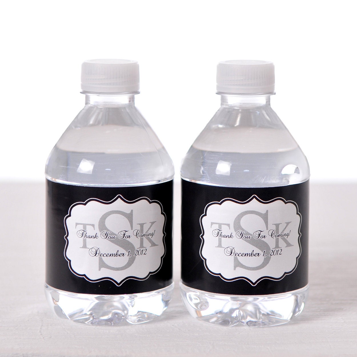 Waterproof Water Bottle Labels - 100 Custom Wedding Water Bottle Labels Il_570xn