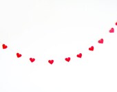 Red Paper Heart Garland - Photo Booth Prop Background - Wedding Decoration Il_170x135