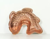 Copper Fish Mold Terrine Tin