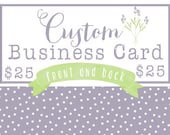 Custom Business Card Design