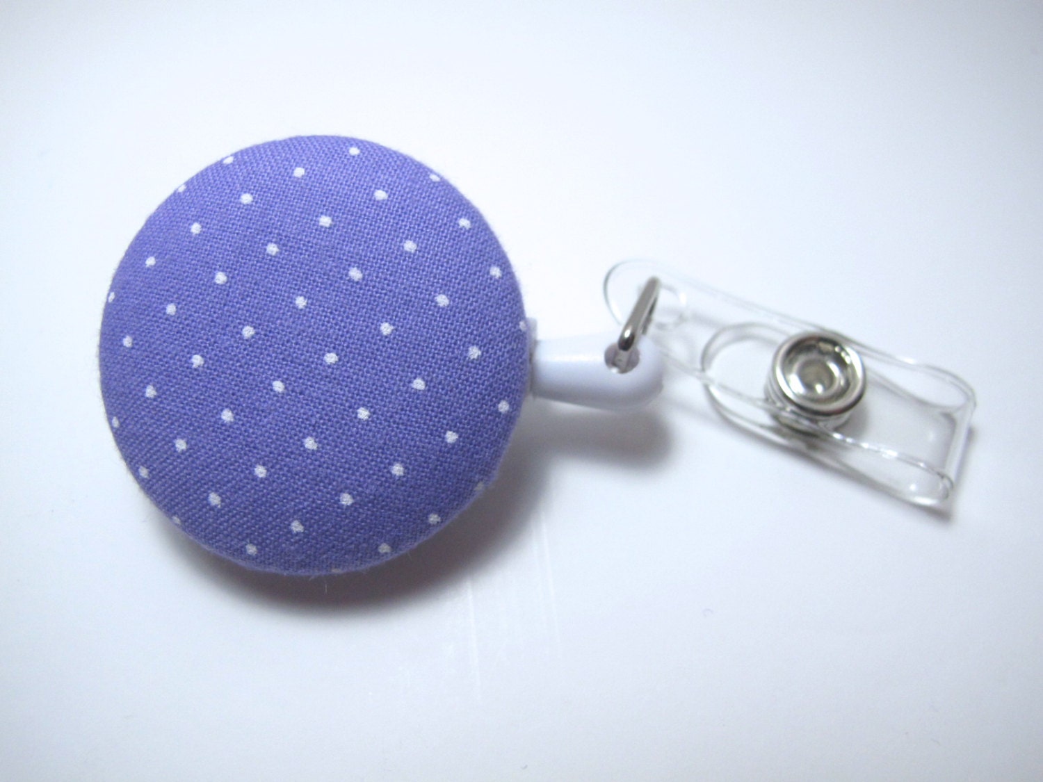 Purple Name Badge Reel  - Cute Name Badge - id Holder  - Name Tag - Retractable id Holder - Security Badge Reel - Nurse Teacher DR