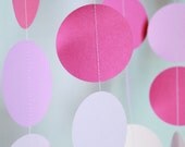 Paper Garland . Birthday Party Decoration. 5 Feet Long