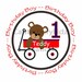 DIY Printable Birthday Boy Number Custom Iron on Transfer -- Personalized Design - Teddy Bear - Wagon
