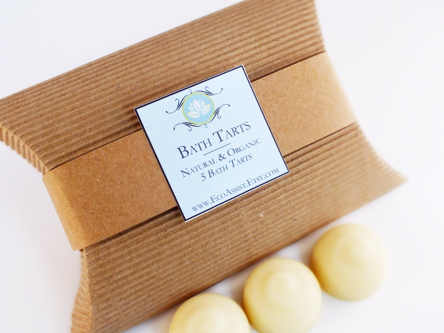 Bath Melts 6 Organic  Bath Melt Bath Tarts Cocoa Butter Bath Tarts  Gift Set