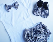 Baby Boy--outfit--boy diaper cover--Bow Tie Onesie--black and white chevron--Spring Baby Boy--crib shoes--snap on bow tie onesie