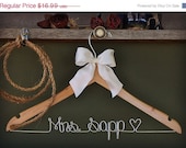 ON SALE Personalized Hanger, Custom Bridal Hangers,Bridesmaids gift ideas,Wedding hangers with names,Custom made hangers