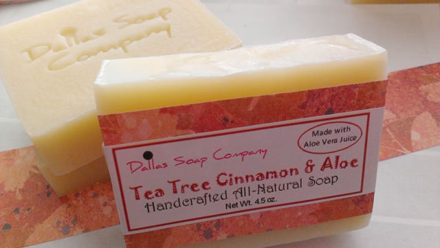 Tea Tree Cinnamon & Aloe Soap - Made with Aloe Vera Juice