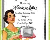 Bridal Shower Invitation - House Warming  Invitation - Birthday Invitation - Printable - FREE 4x6 Thank You Card & coordinating items.