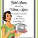Bridal Shower Invitation - House Warming  Invitation - Birthday Invitation - Printable - FREE 4x6 Thank You Card & coordinating items.