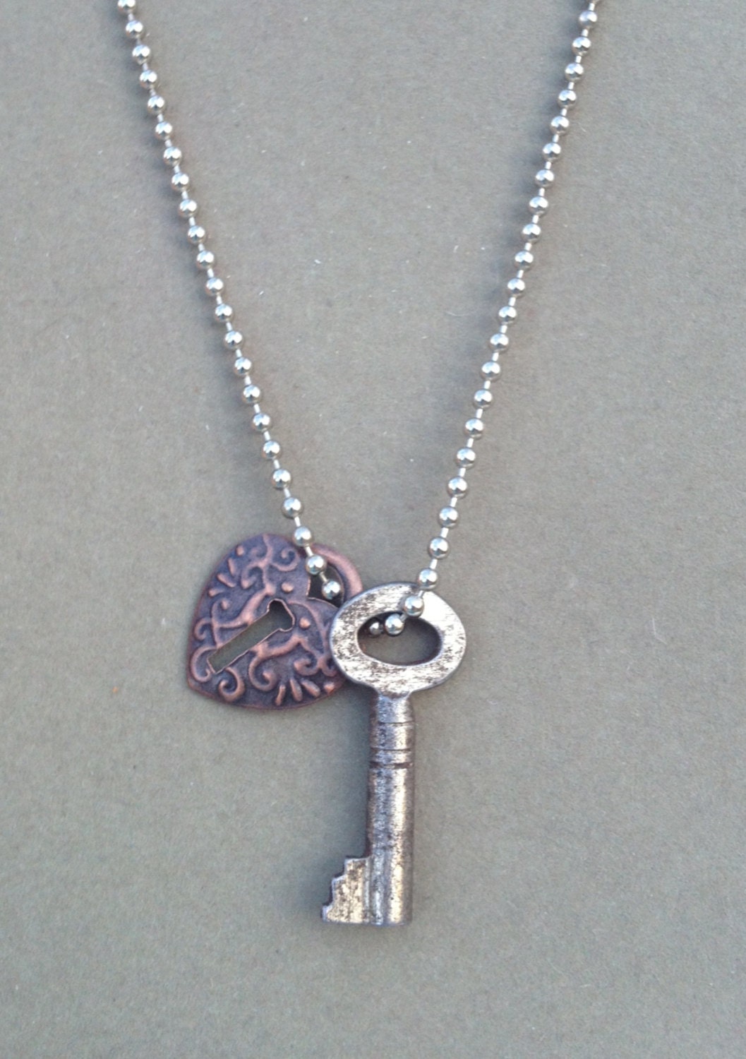 Genuine Skeleton Key Necklace